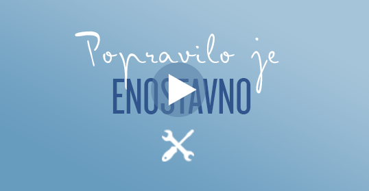 Popravilo je enostavno Popravilo je enostavno